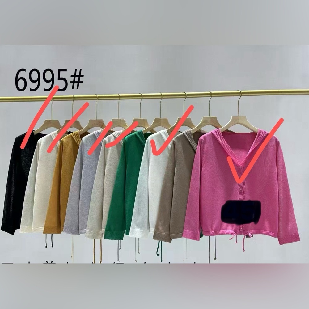 Pink Button-Up Cardigan